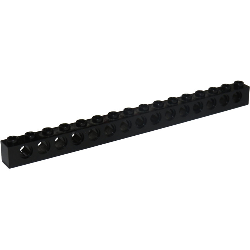 Lego 25шт Кубик 1х16 (черный) 370326