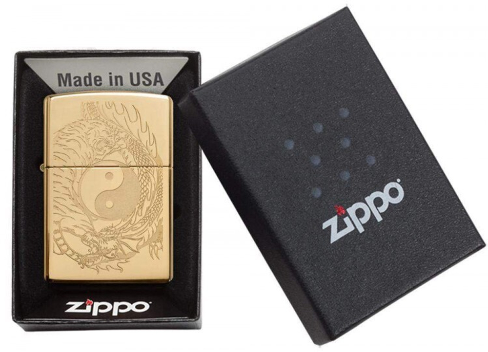 Зажигалка ZIPPO 49024 Tiger and Dragon Design