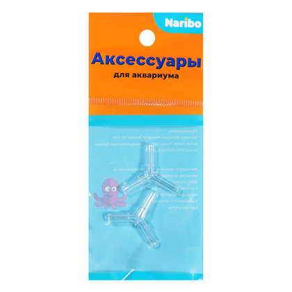 NARIBO Соединитель воздушного шланга пластиковый, Y-образный (2шт)