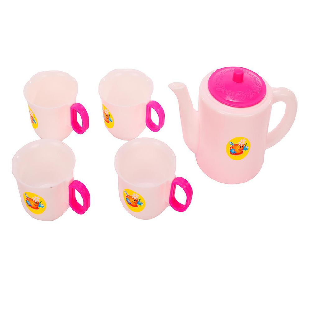 Набор чайный (14 предметов, на подносе) (Пластмастер)