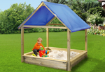 Детская песочница с крышей Домик