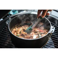 Чугунная кастрюля с крышкой, 5.2 л, 27 см, Big Green Egg