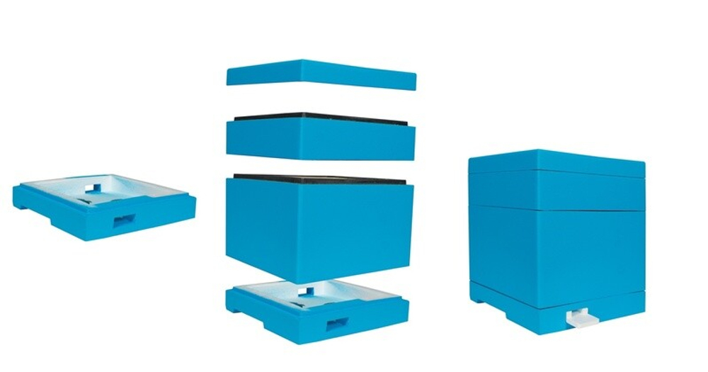 Нуклеус мини 6 рамочный ППС на 2 маткоместа + кормушка (Лысонь Вологда)