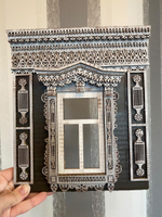 Набор из 12 сборных моделей наличников из картона