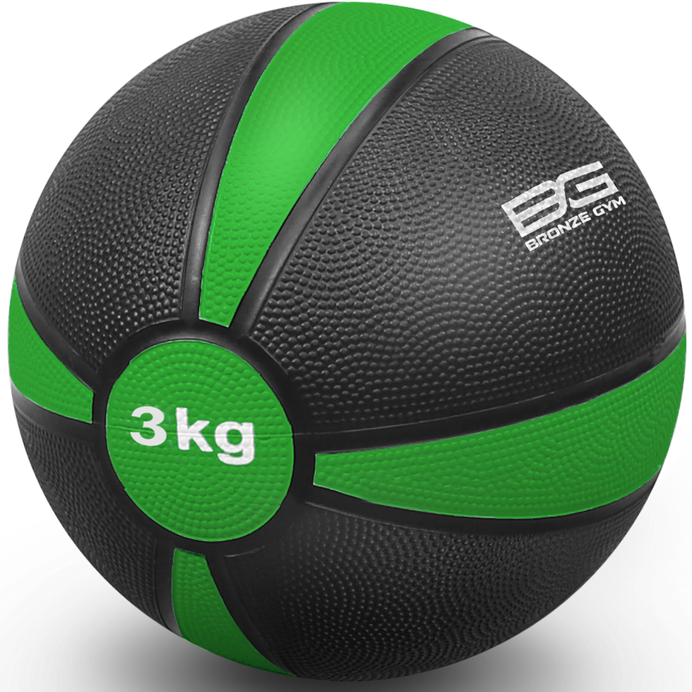 Медбол резиновый BRONZE GYM, 3 кг.