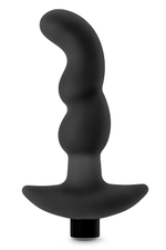 Черный вибромассажер простаты Prostate Massager 03 - 15,2 см. (Цвет: черный)