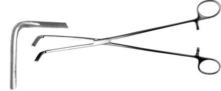 ТМ- З-7-2 Зажим жесткий для пищевода, 280 мм (НОВОЕ ИСПОЛНЕНИЕ)