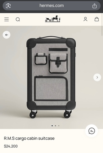 Чемодан Hermes R.M.S Cabin Suitcase