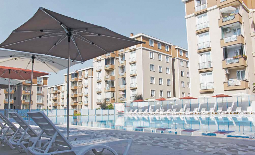 Зонт пляжный профессиональный 2х2 м Kiwi Clips, бежевый, 2000х2000