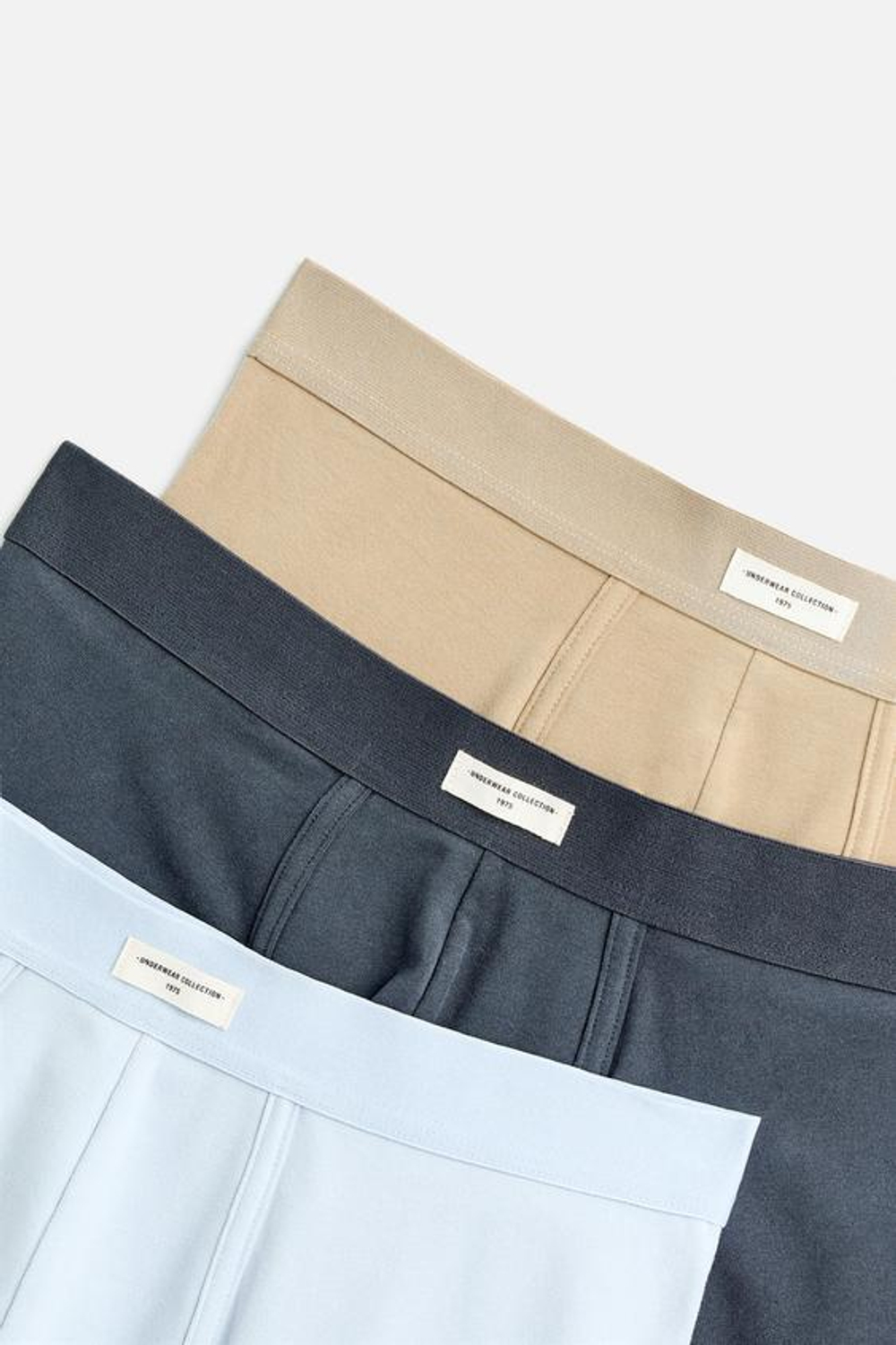 ZARA НАБОР ИЗ ТРЕХ ТРУСОВ-БОКСЕРОВ SOFT, РАЗНОЦВЕТНЫЙ