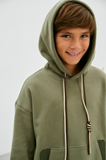 Худи дл/р с начесом с капюш. д/м DELORAS 55383