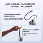 Повербанк EcoFlow RAPID 25k (25 000 мАч, 170 Вт, со встроенным и выдвижным кабелями 100 Вт)