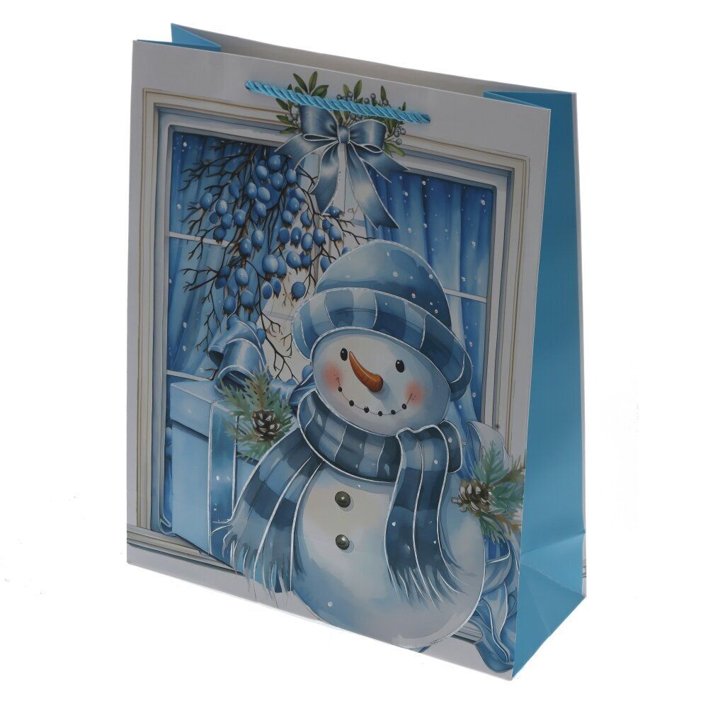 GAEM Пакет подарочный (бумага 210г/м2, блок 12шт), L26 W10 H32 см, 4в.