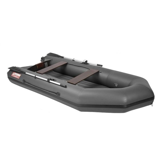 Лодка Тонар Капитан A330 (надувное дно) серый