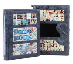 Книга подарочная "Forbes book. 10 000 мыслей и идей от влиятельных бизнес-лидеров и гуру менеджмента", перчатки