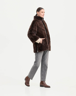 Шуба из меха норки