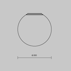 Светильник потолочный светодиодный Maytoni   MOD427CL-L10B3K