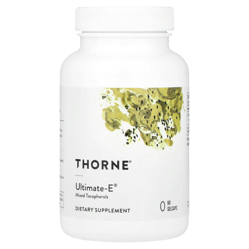Thorne, Ultimate-E®, 60 желатиновых капсул (335 мг в 1 капсуле)