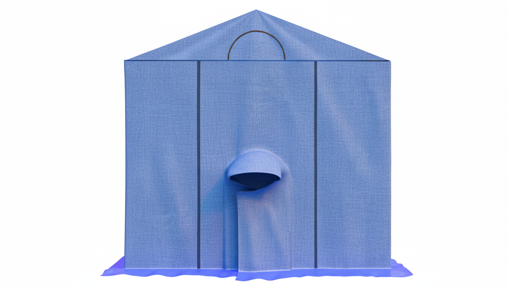 Палатка сварщика МногоТентов нефтяник 2x2,5x2,4 м. (Ткань ТОнМВО.ткань ПВХ).