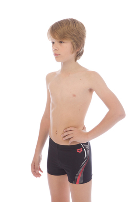 Плавки  ARENA ENERGY JR SHORT, артикул 001367, цвет 500 (Черный)