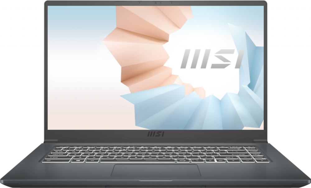 Ноутбук 15,6" MSI Modern 15 A11MU-832RU Core i5 1155G7/8Gb/512Gb SSD/15.6" FullHD/Win10 Серый (9S7-155266-832)