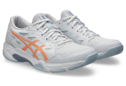 Женские кроссовки для бадминтона/сквоша Asics Gel-Flare - white/bright sunstone