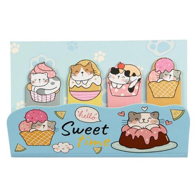 Набор бумажных стикеров "Кошки", 4 штуки