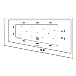 Акриловая ванна Excellent Sfera Slim P Ultra 170x100 WAEX.SFP17S.ULTRA