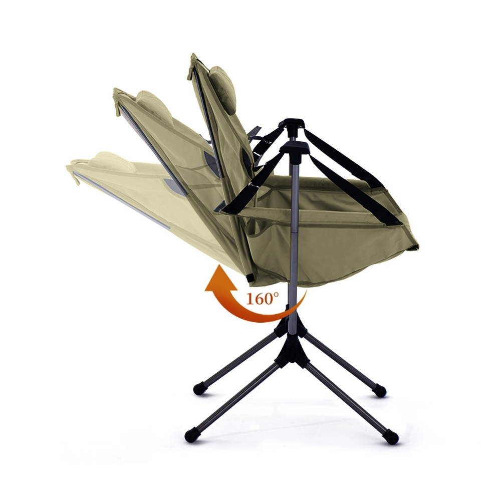 Кресло туристическое Naturehike складное, олива, до 120 кг
