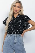 Блуза Челси (черная) Б11494 LT Collection