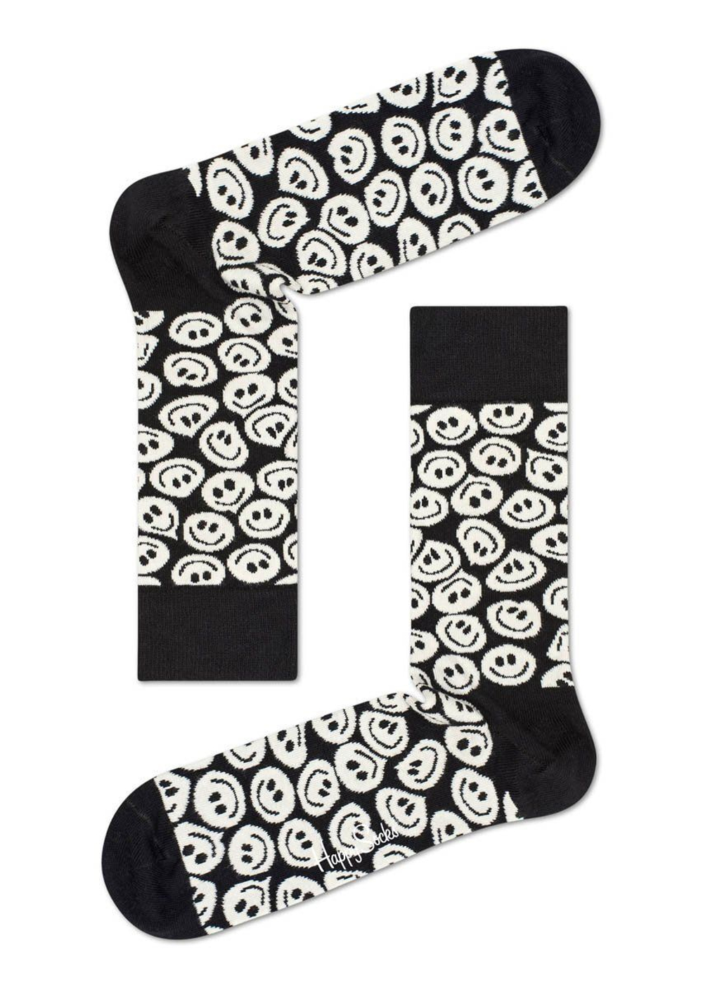 Носки унисекс Twisted Smile Sock со смайликами (Размер: 29) (Цвет: желтый)