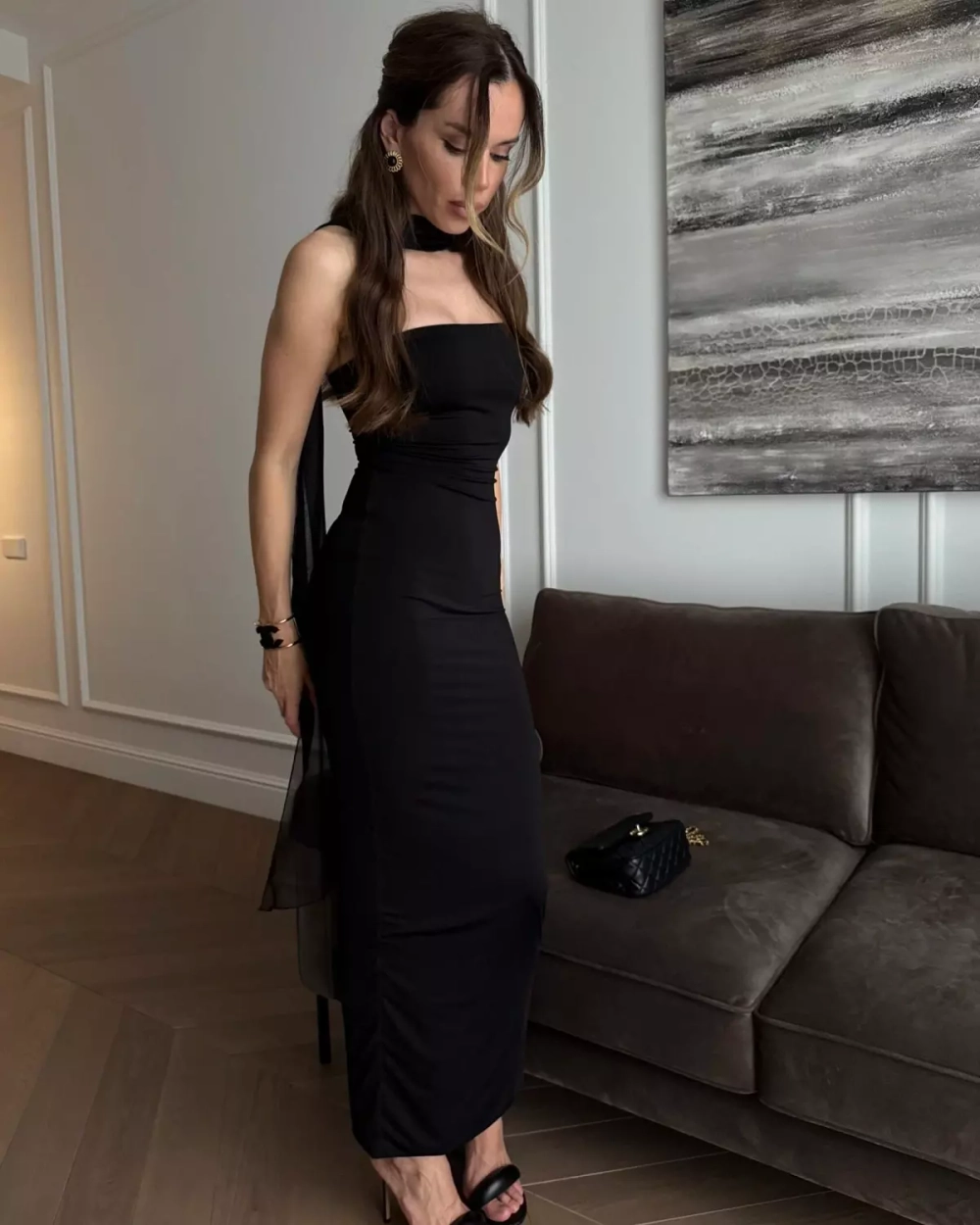 Платье Diamond, Черный