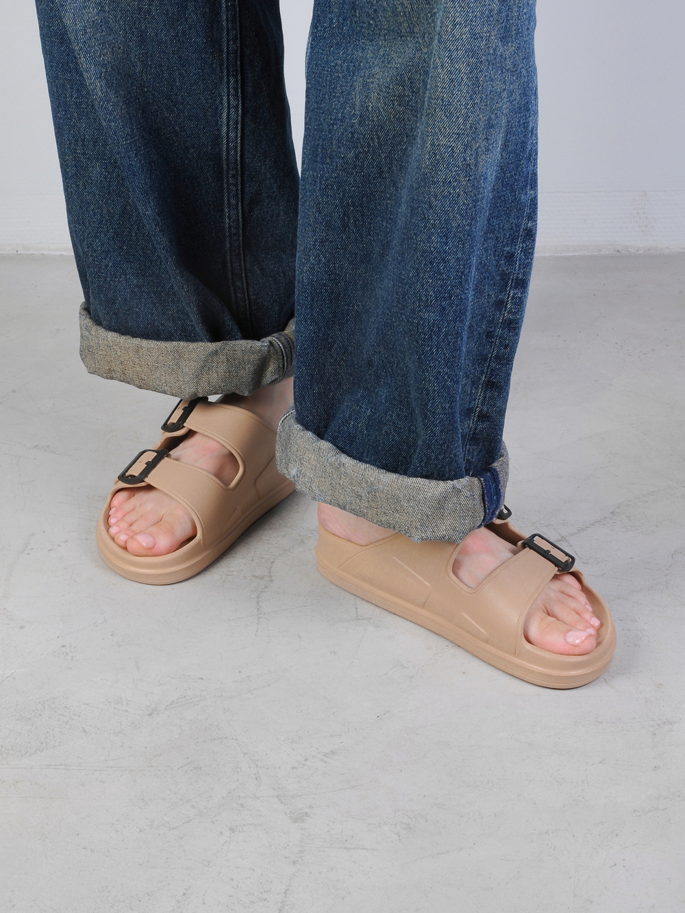 Сабо женские бежевые