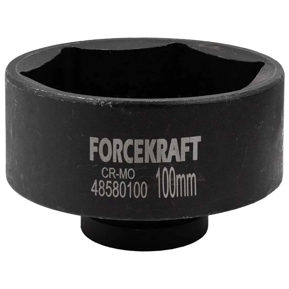 Головка ударная 1'', 100мм (6гр.) FORCEKRAFT FK-48580100