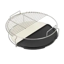 Сковорода-планча чугунная полукруглая для гриля Big Green Egg L