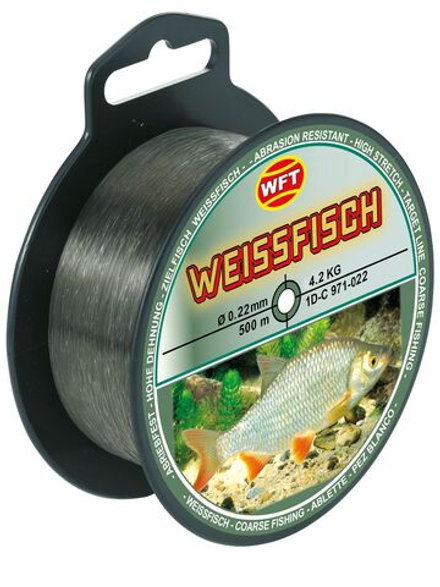 Леска монофильная WFT Zielfisch WEISSFISCH (МИРНАЯ РЫБА) 500/022