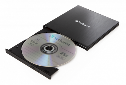 Привод внешний Verbatim External Slimline Blue-ray Writer USB-С 3.2 Gen 1