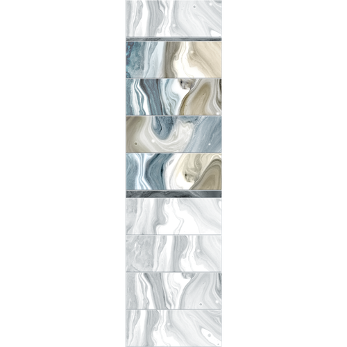 Панель ПВХ фотопечать Грей 2700х250мм