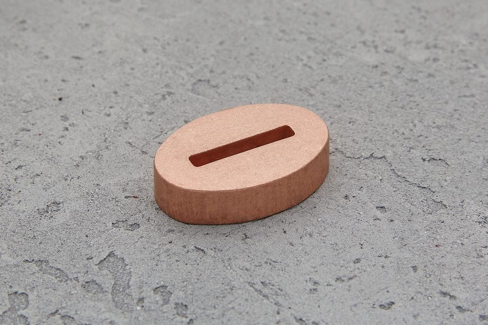 Больстер из меди 8мм, 33x22мм