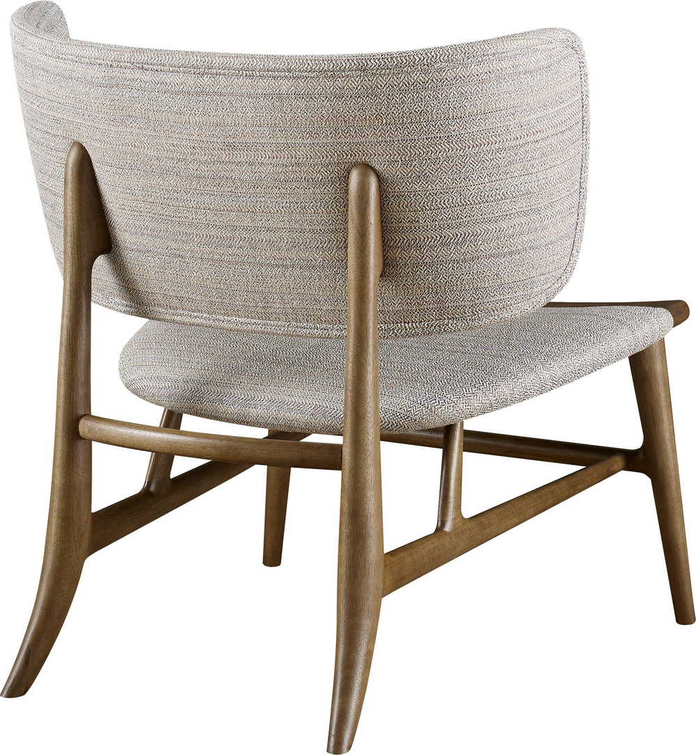 Кресло McGuire Hana Lounge Chair (Upholstered Back)