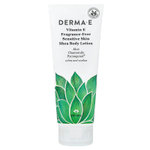 DERMA E, Лосьон для тела ши для чувствительной кожи с витамином Е, без отдушек, 227 мл (8 жидк. унц.)