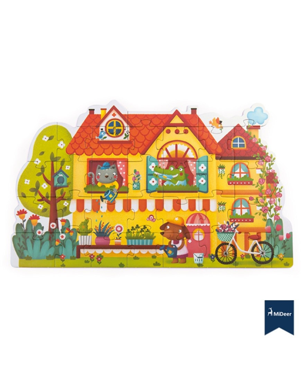 Пазл "Дом" Puzzle Lively Bazaar, 32 деталей