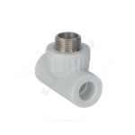 Тройник PP-R комбинированный белый Дн 20х3/4" НР VALFEX 10128120