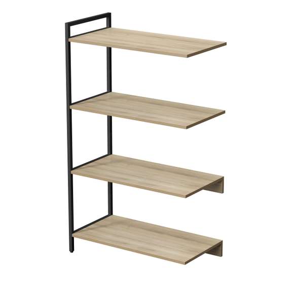 10СПС.4.800 Стеллаж промежуточный средний 4 полки, широкий (780*400*1328)