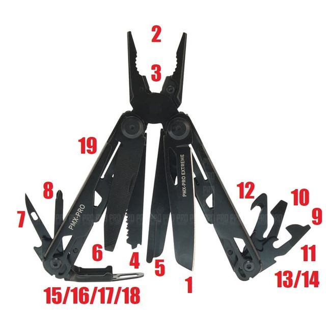 Мультитул PMX-033B, Pyramex