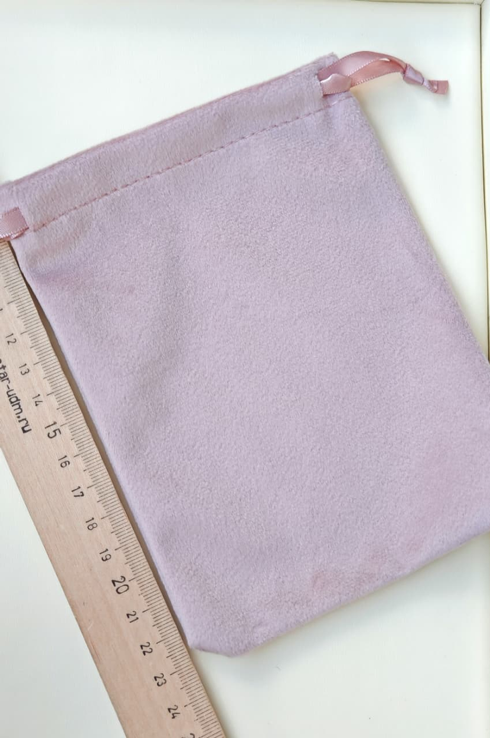 мв150-р Мешочек велюр 150*120мм, розовый, шт