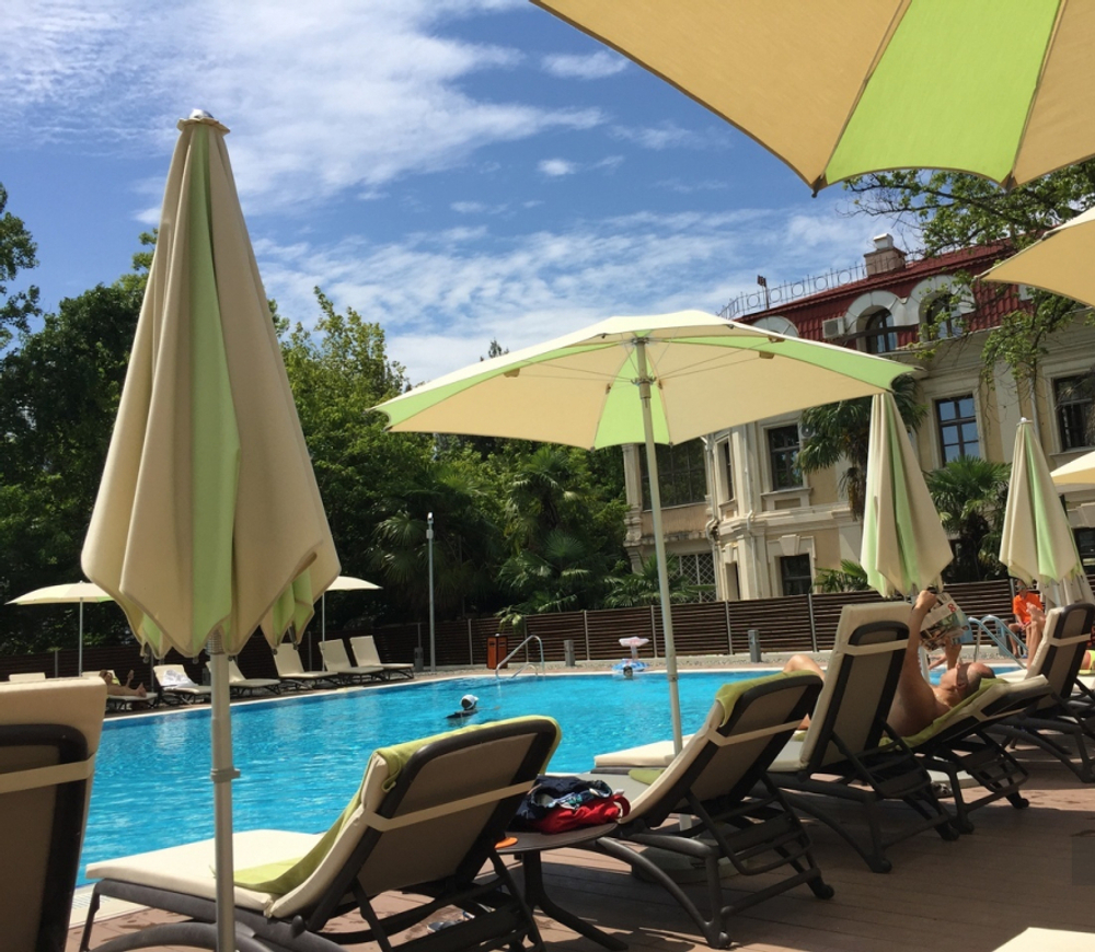 Зонт пляжный профессиональный 1.9х1.9 м Magnani Mondrian