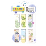 Набор магнитных закладок, Alingar, 120х20 мм, "Динозаврик", 6шт. европодвес