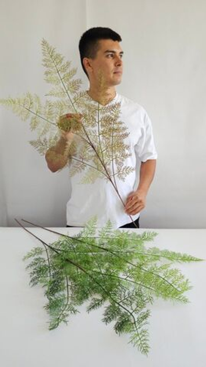 Ветка папоротника одиночная / Арт 3073