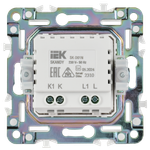 SKANDY Светорегулятор поворотный 600Вт SK-D01N металл никель IEK